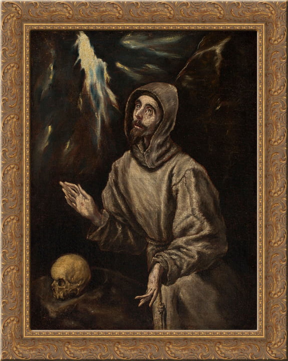 The Ecstasy of St. Francis of Assisi 24x20 Gold Ornate Wood Framed ...