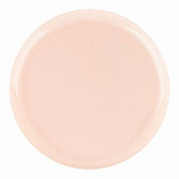 The Edge Collection 10" Pink Round High-End Plastic Plates: 60CT
