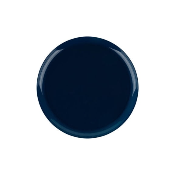 The Edge Collection 6.3" Dark Blue Round B&B Plastic Plates: 10CT