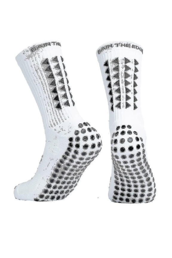 The Edge Grip Socks Football Socks-mens Football Socks Anti Slip Socks White Football Socks Non Slip