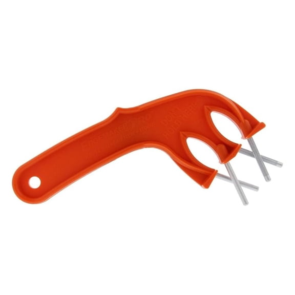 The Edgemaker Knife Sharpener Pro 331- Perfect for Sharpening & Honing any Blade, Durable, Safe & Easy to Use- Orange