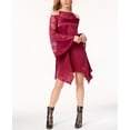 thumbnail image 1 of The Edit By Seventeen Juniors Cold Shoulder Dress Burgundy M, 1 of 2
