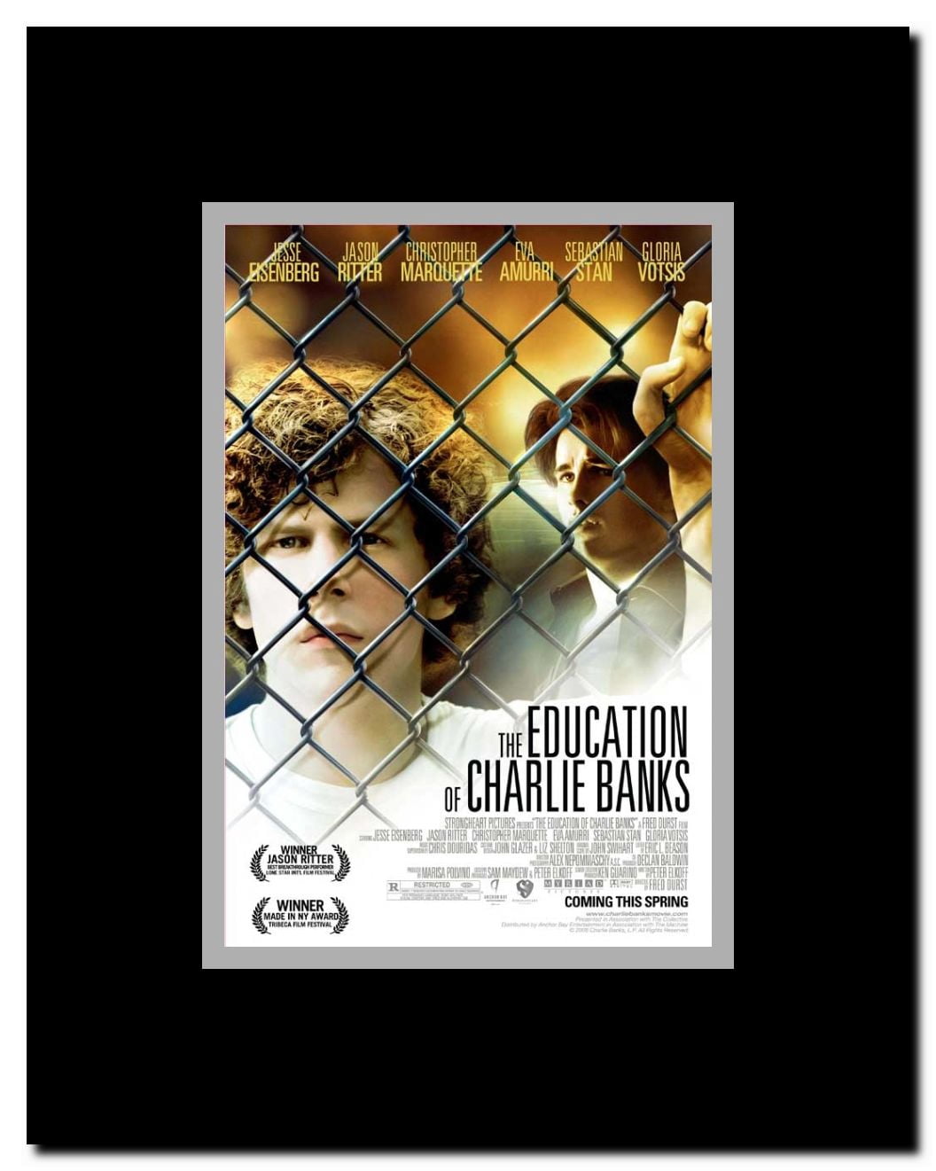 The Education of Charlie Banks Framed Movie Poster