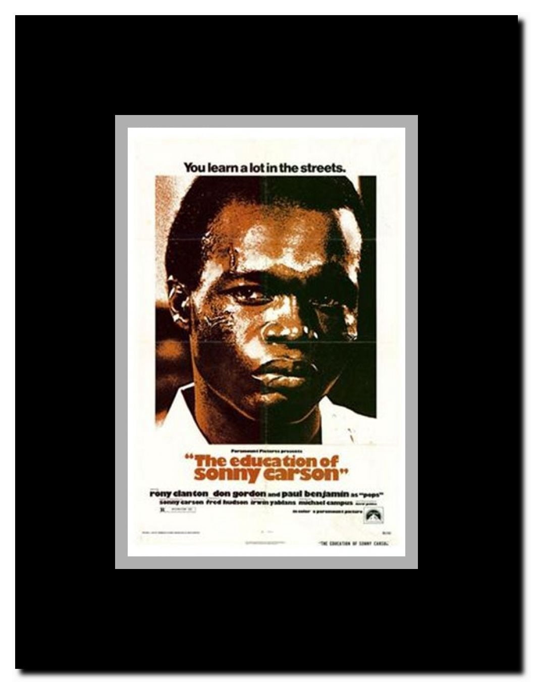 The Education of Sonny Carson Framed Movie Poster