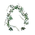 thumbnail image 1 of The Effect Is Realistic Bend At Will Wisteria Flower False Rattan Home Decoration Entertainment Place Decoration Church Decoration False Flower Hotel Decoration White 1.8m 5 Bunches, 1 of 2