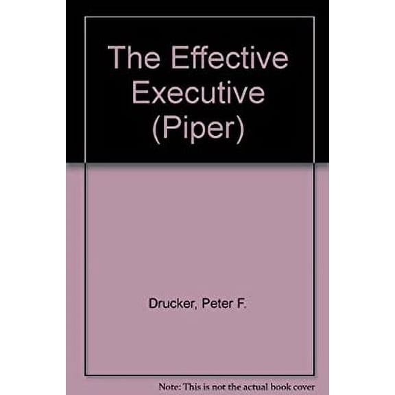 Pre-Owned The Effective Executive (Paperback) 9780330025072