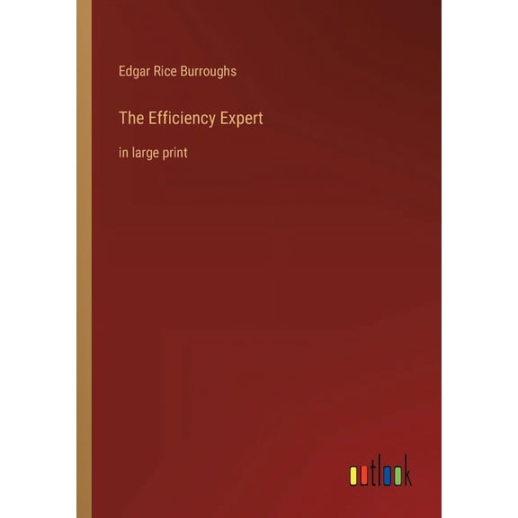 The Efficiency Expert: In Large Print - 9783368328023