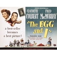 thumbnail image 1 of The Egg And I Claudette Colbert Fred Macmurray 1947 Movie Poster Masterprint (14 x 11), 1 of 1