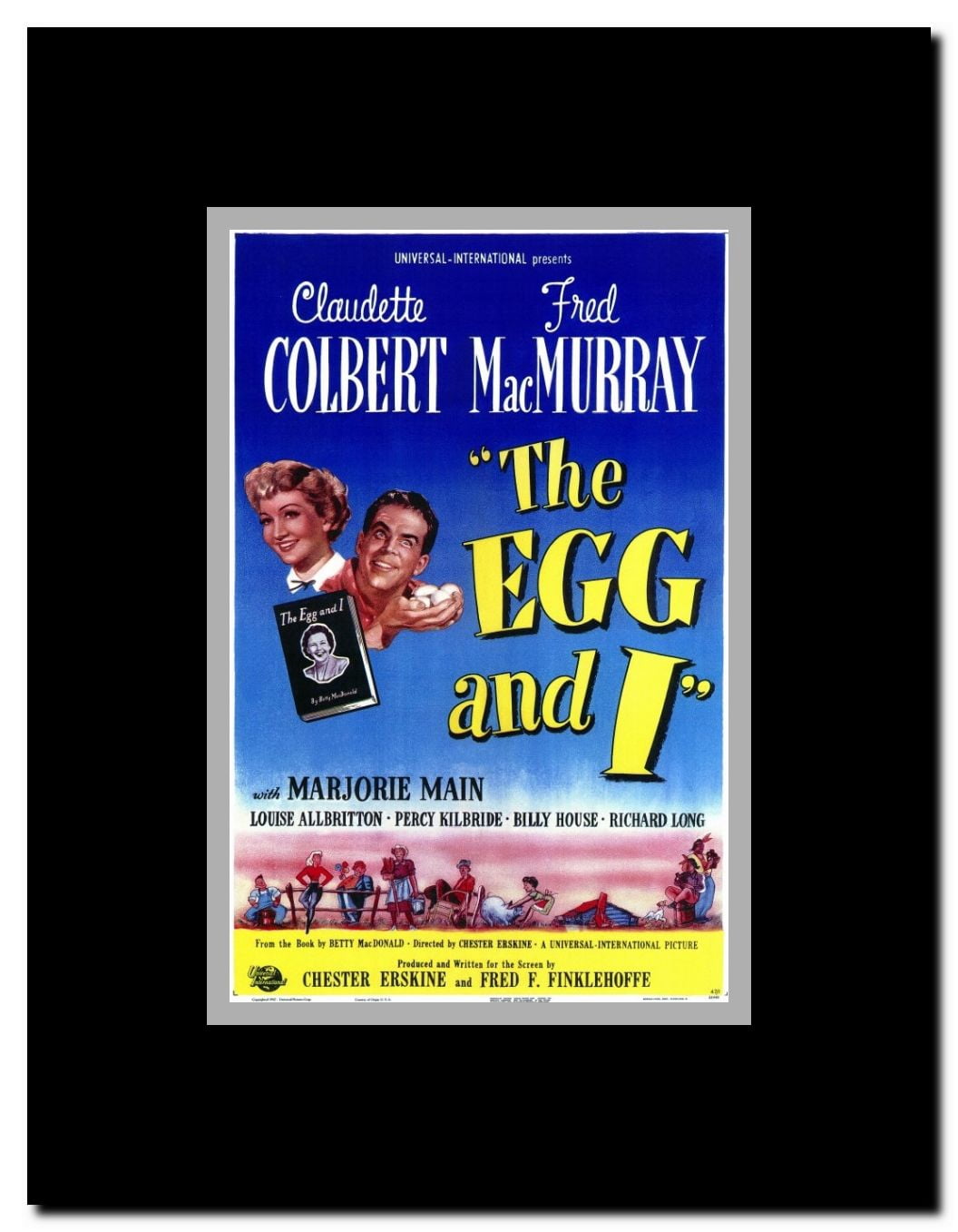 The Egg and I Framed Movie Poster
