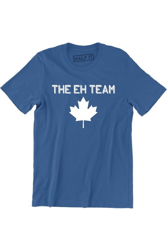 The Eh Team Funny Canada Day Canadian Flag Maple Leaf Men's T-Shirt