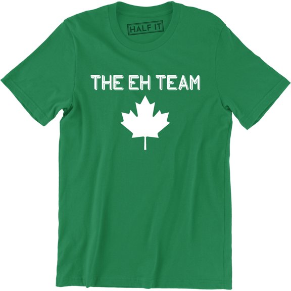 The Eh Team Funny Canada Day Canadian Flag Maple Leaf Men's T-Shirt