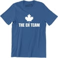 thumbnail image 1 of The Eh Team Funny Canada Day Canadian Flag Maple Leaf Men's Tee Shirt, 1 of 4