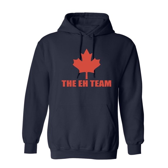 The Eh Team Shamrocks Sarcastic Novelty Gift Idea Adult Humor Funny Men's Hoodies