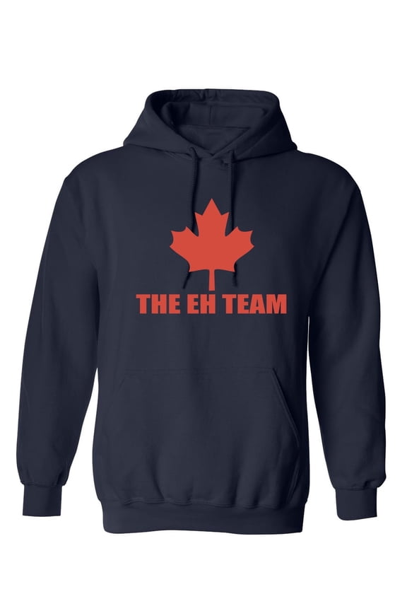 The Eh Team Shamrocks Sarcastic Novelty Gift Idea Adult Humor Funny Men's Hoodies