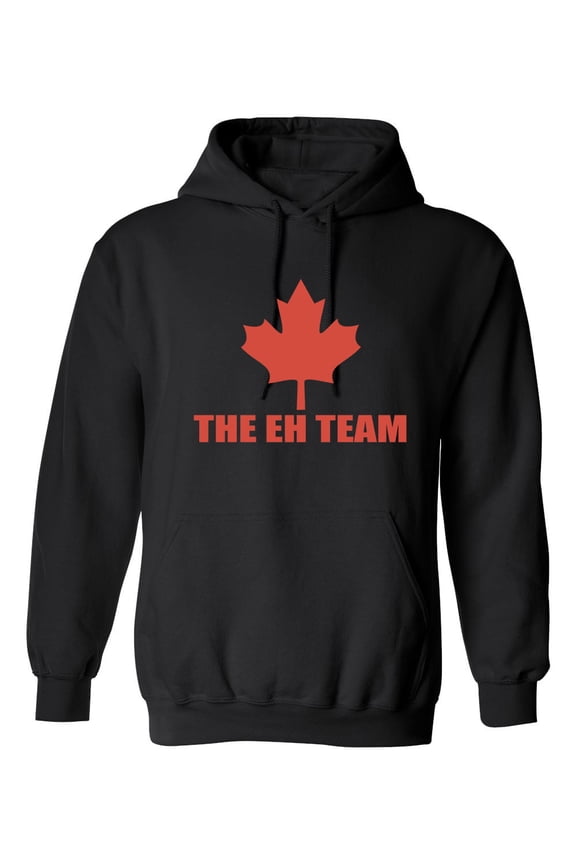 The Eh Team Shamrocks Sarcastic Novelty Gift Idea Adult Humor Funny Men's Hoodies