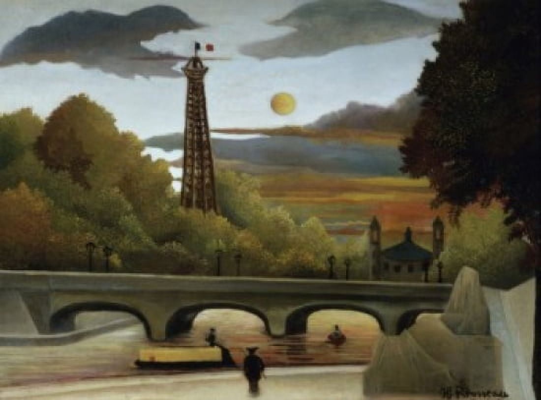 The Eiffel Tower (La Tour Eiffel) Henri Rousseau (1844-1910French) Canvas Art - Henri Rousseau (18 x 24)