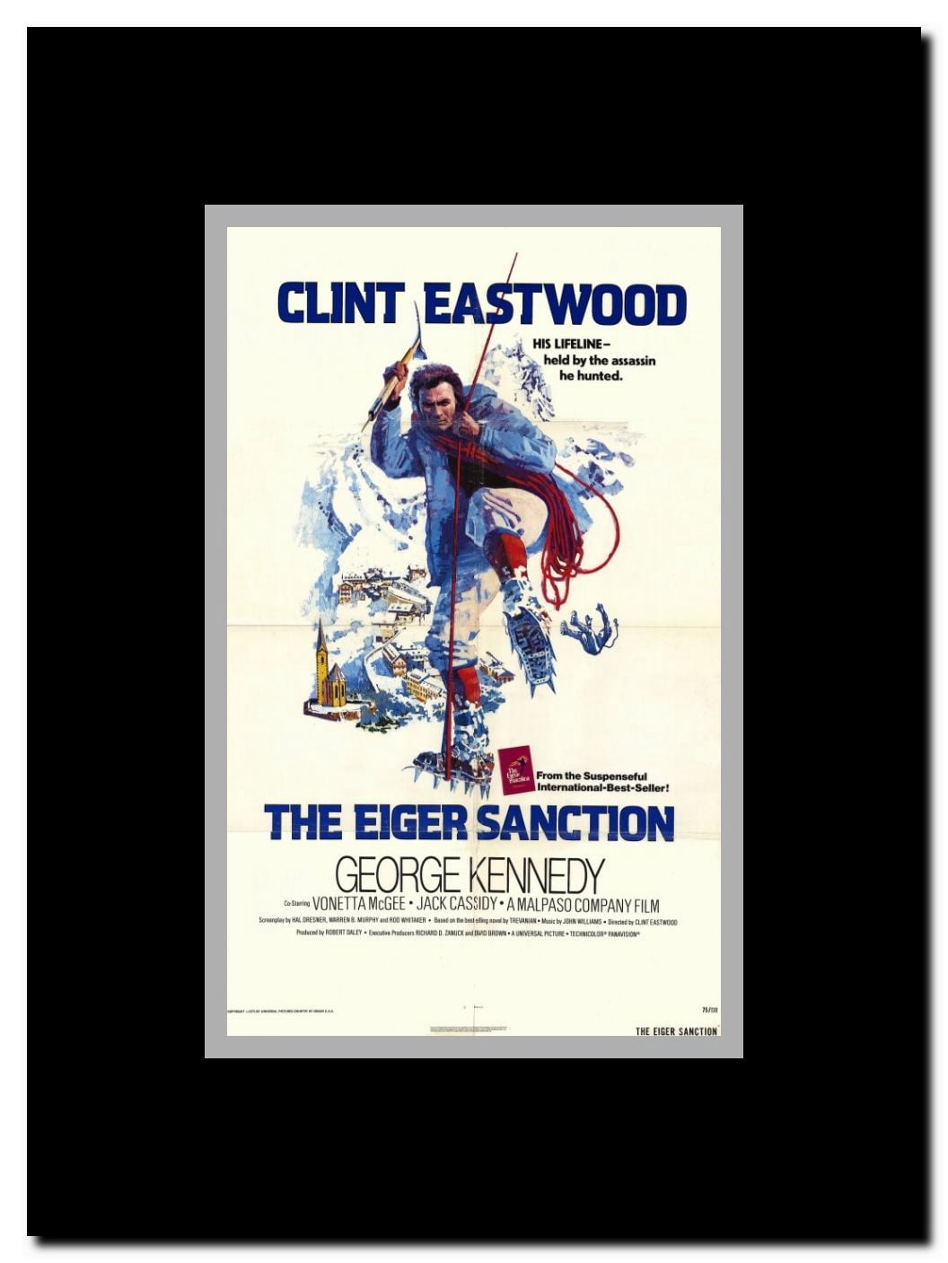 The Eiger Sanction Framed Movie Poster