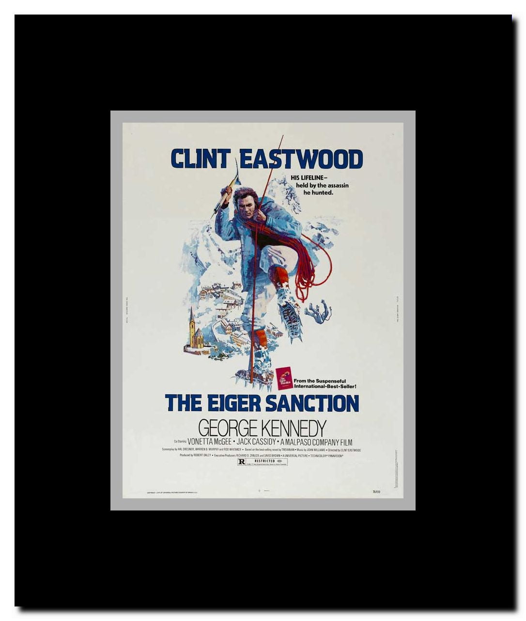 The Eiger Sanction Framed Movie Poster