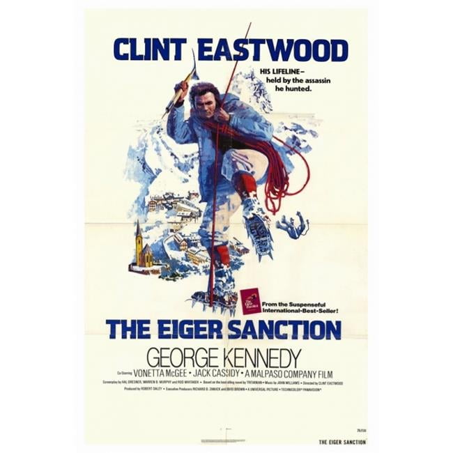 アイガー  サンクション  ポスター。 The Eiger Sanction Movie Poster - 27 x 40 in. - Walmart.com