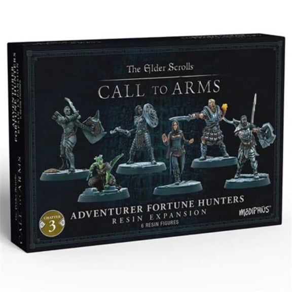 The Elder Scrolls - Call to Arms - Adventurer Fortune Hunters - 6 Unpainted Resin Figures