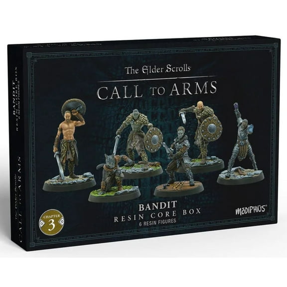 The Elder Scrolls: Call to Arms - Bandit Core Set- 6 Unpainted Resin Figures