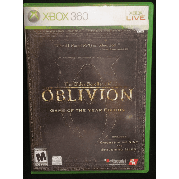 Pre-Owned The Elder Scrolls IV Oblivion Game of the Year- Xbox 360