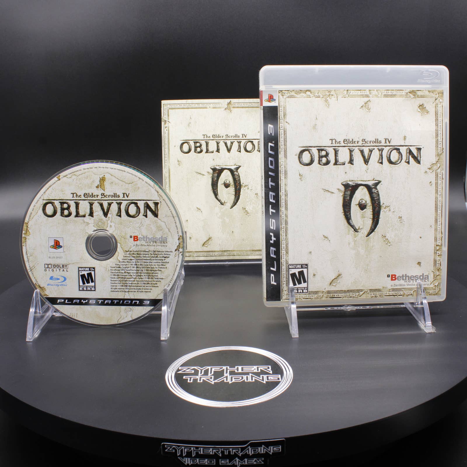The Elder Scrolls IV Oblivion Sony PlayStation 3 PS3 Includes