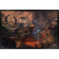 The Elder Scrolls: Online - Battle Wall Poster, 22.375" x 34" Framed