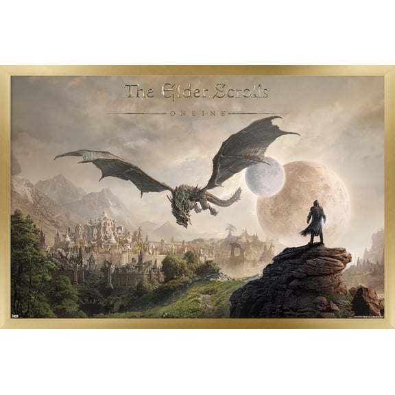 The Elder Scrolls: Online - Elsweyr Wall Poster, 22.375" x 34" Framed