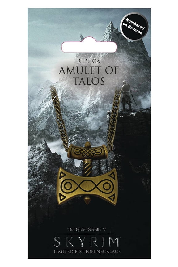 The Elder Scrolls V: Skyrim Amulet of Talos Metal Replica Necklace