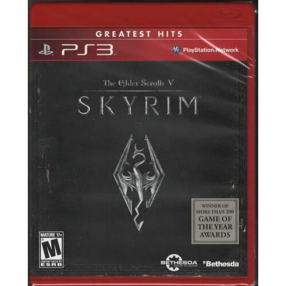 The Elder Scrolls V: Skyrim (Greatest Hits) PS3 (Brand New Factory Sealed US Ver