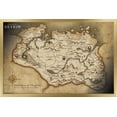 thumbnail image 1 of The Elder Scrolls V: Skyrim - Map Wall Poster, 14.725" x 22.375" Framed, 1 of 5