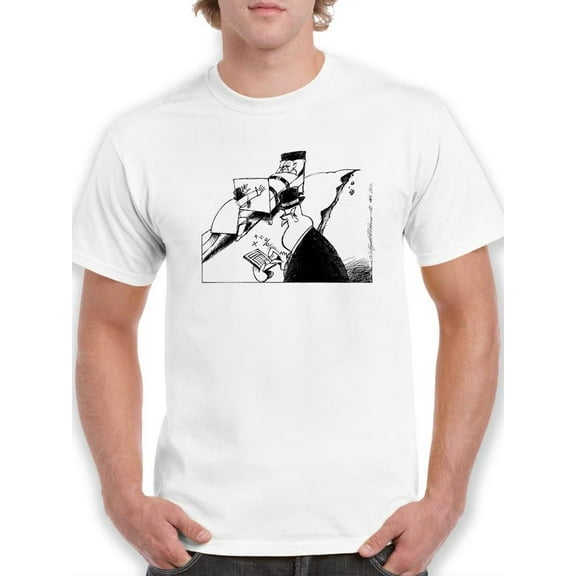 The Elderly Market T-Shirt Men -Wilfred Hildonen Designs, Male Large