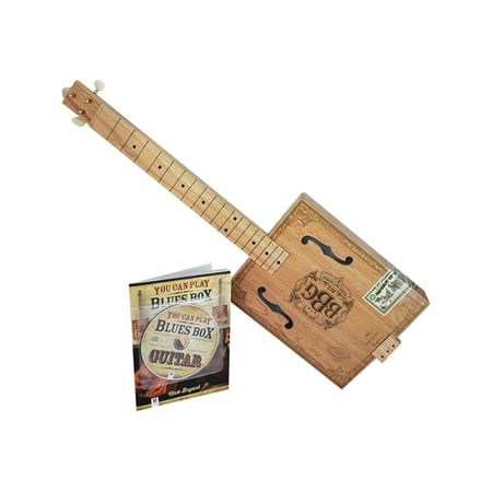 Hinkler - Electric Blues 3-String Cigar Box Electric Guitar - Tan