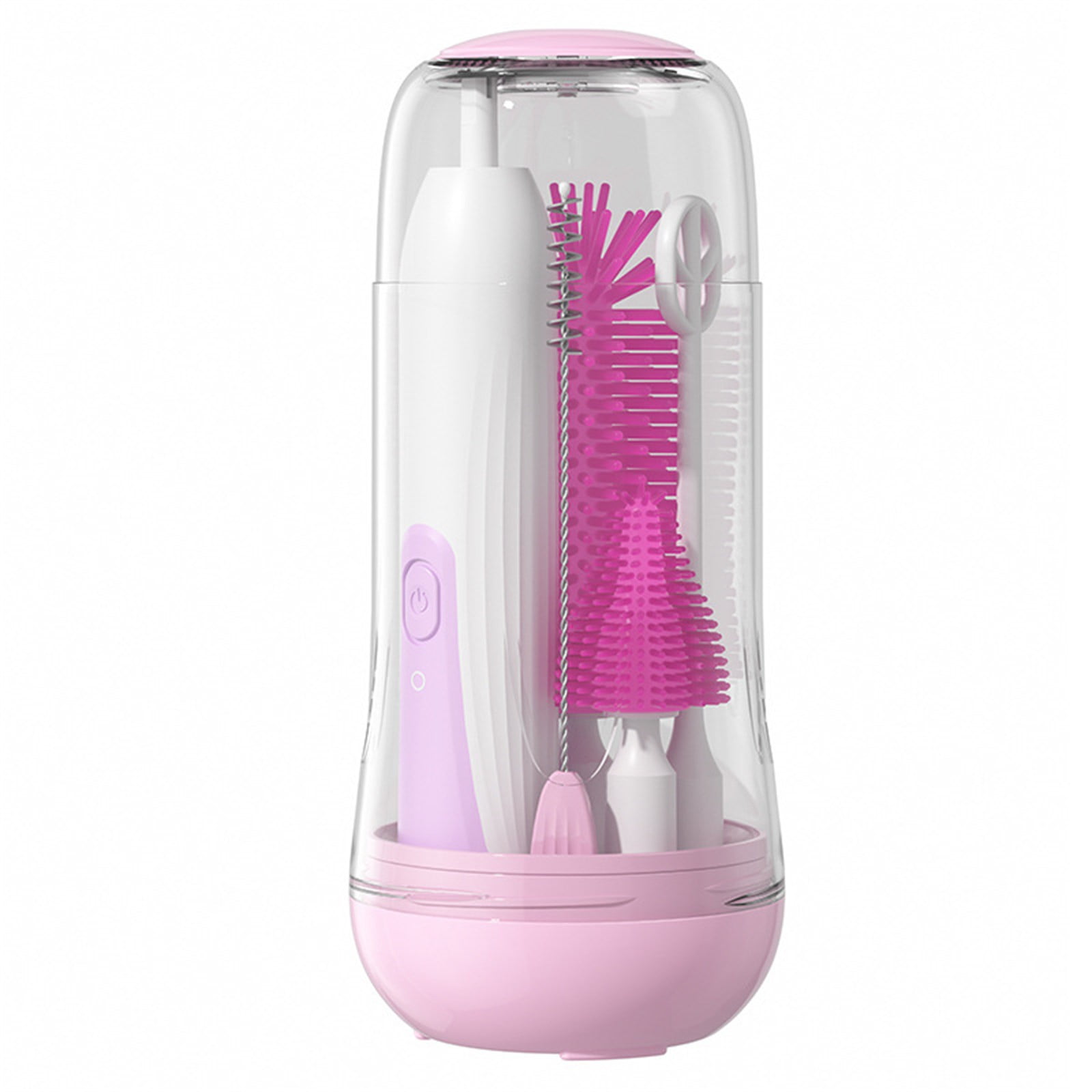 The Electric Bottle Brush Comes With A Pacifier Storage Box，for Cleaning Sport Bottles, Baby Bottles, Water Bottles, Coffee Mugs, Wine Decanters