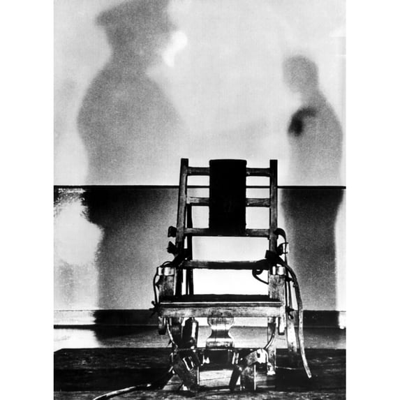 The Electric Chair That Julius And Ethel Rosenberg Were Executed In History (18 x 24)
