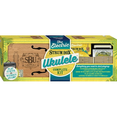 Hal Leonard - 4-String Electric Strum Box Ukulele - Beige