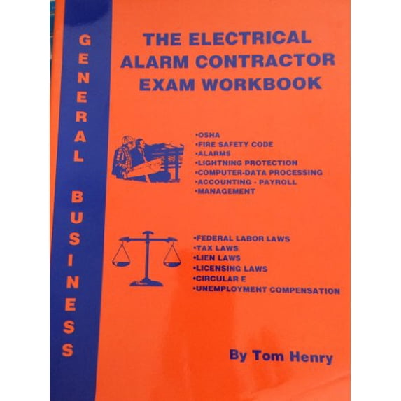 Pre-Owned The Electrical Alarm Contractors Exam Workbook Paperback