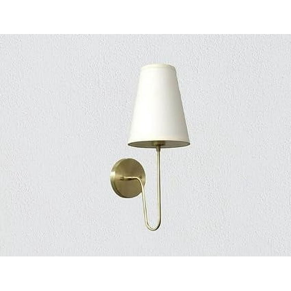 The Elegance of Brass Luxurious Shade Wall Lamp