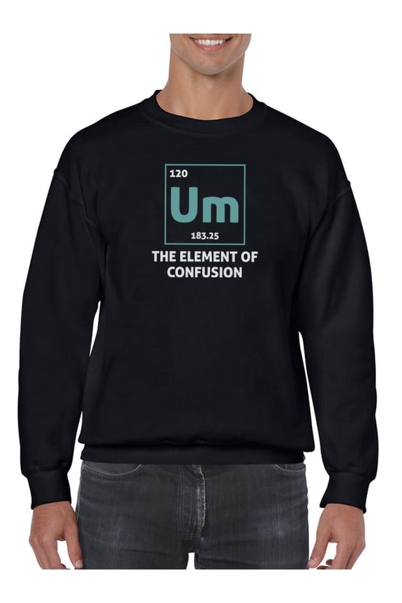 The Element Of Confusion Sweatshirt Men -Smartprints Designs, Male Medium