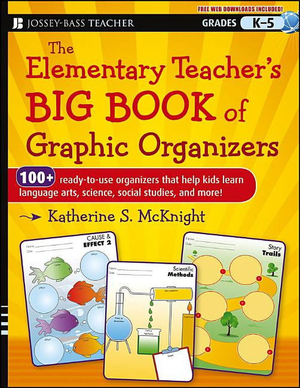 The Elementary Teacher's Big Book of Graphic Organizers, K-5 (Paperback)
