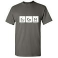 thumbnail image 1 of The Elements Of Bacon Humor Chemical Formula Novelty Sarcastic Graphic Tees Chemistry Lovers Gift For Teachers Holiday Christmas Vacations Funny Mens T Shirt, 1 of 5