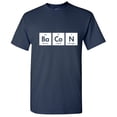 thumbnail image 1 of The Elements Of Bacon Humor Chemical Formula Novelty Sarcastic Graphic Tees Chemistry Lovers Gift For Teachers Holiday Christmas Vacations Funny Mens T Shirt, 1 of 5