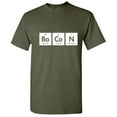 thumbnail image 1 of The Elements Of Bacon Humor Chemical Formula Novelty Sarcastic Graphic Tees Chemistry Lovers Gift For Teachers Holiday Christmas Vacations Funny Mens T Shirt, 1 of 5