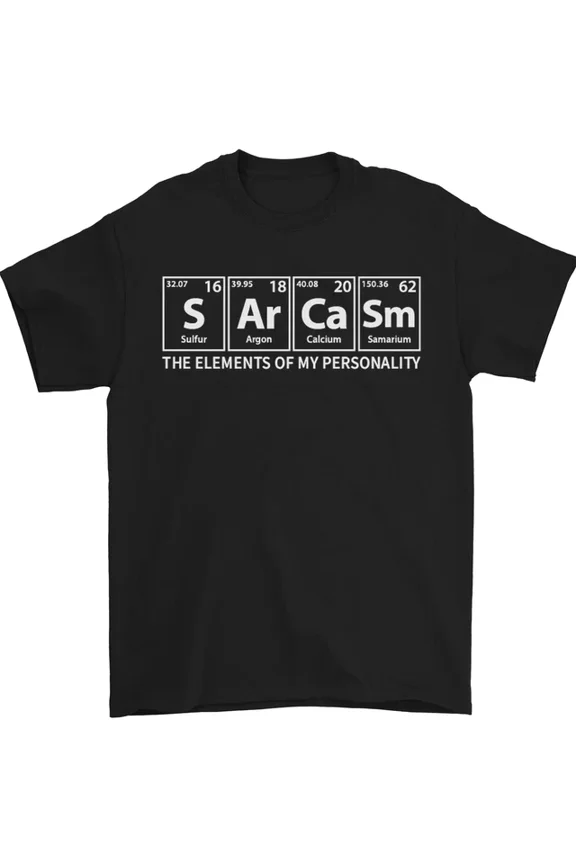 The Elements Personality Ecg Mens Womens S-5XL T-Shirt