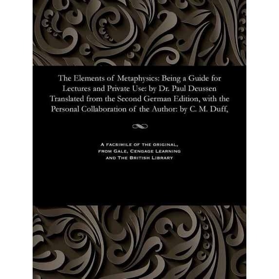 The Elements of Metaphysics (Paperback)