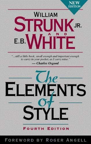 Pre-Owned The Elements of Style, Fourth Edition Paperback William Strunk Jr., E. B. White