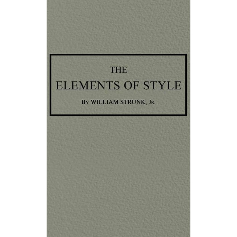 洋書 The Function of Style The Elements of Style – Dover Publications