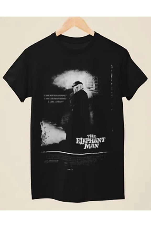 The Elephant Man - Movie Poster Inspired Unisex Black T-Shirt