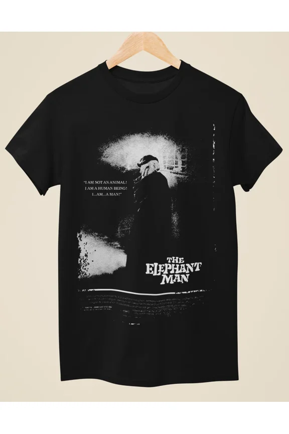 The Elephant Man - Movie Poster Inspired Unisex Black T-Shirt